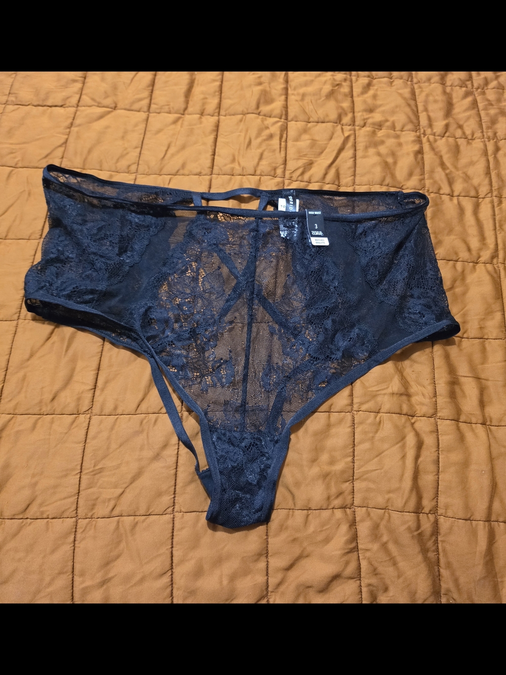 Torrid Black Lace Underwear Size 3